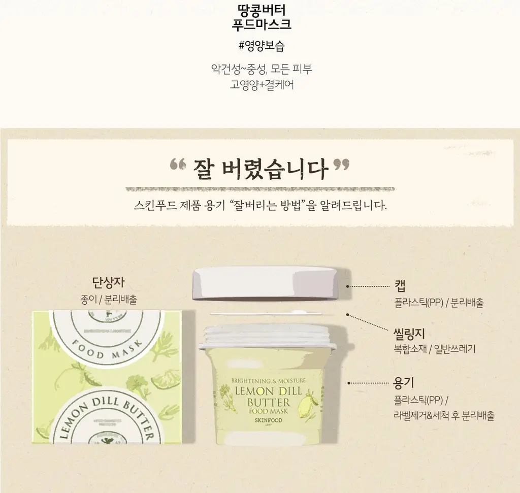 [홈케어] 스킨푸드 푸드 마스크 120g 8종 중 택1 상세페이지 56